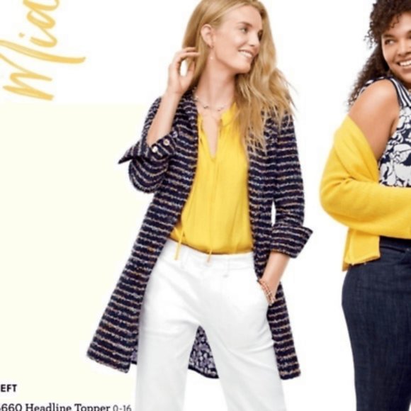 Cabi Headline Topper Tweed Coat size 6 Style# 5660 - Picture 8 of 8